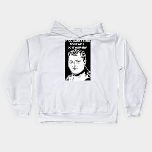 NAPOLEON quote .1 - ink portrait Kids Hoodie